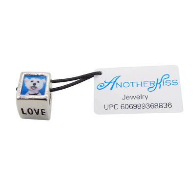 AnotherKiss A White Terrier Dog Animal Photo Love European charm bead AnotherKiss A White Terrier Dog Animal Photo Love European charm bead